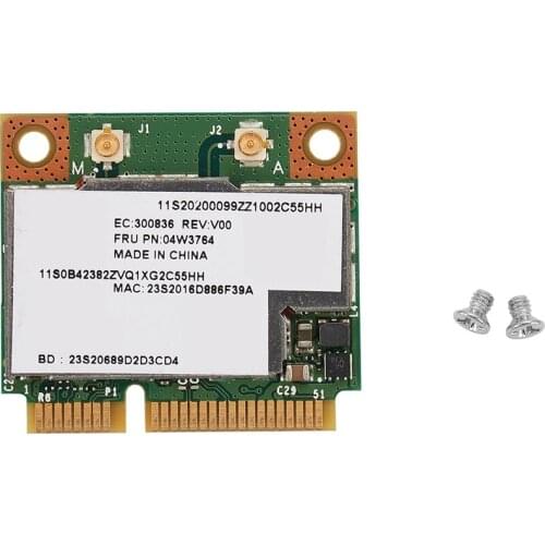 BCM943228HMB 04W3764 WIFI Wireless Bluetooth 4.0 Half MINI PCI-E Card Compact for Lenovo E130 E135 E330 E335 E530 E535 E430