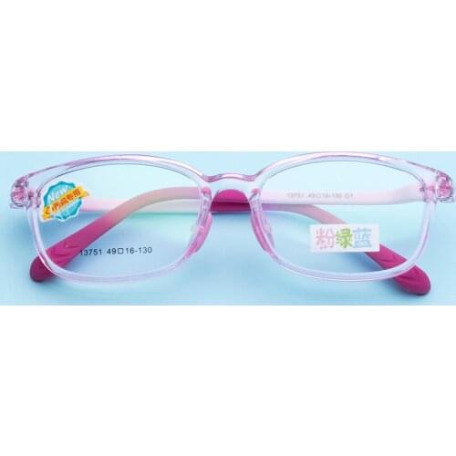 Childrens Glasses Tr90 Amblyopia Farsightedness Children Frame Soft Silicon Gel Nasal Support Fashion 3751