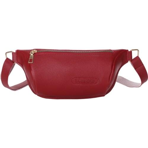 Women Waist Bag Fanny Pack PU leather Lady Chest Bags Multifunction Mobile Coin Purse Fashion Travel Pouch D5QD