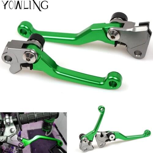Dirt Bike Pivot Brake Clutch Levers hand grip Handbrake FOR Kawasaki KX85 KX65 KX250 KX450F KX250F KLX250,D-TRACKER Off-road CNC