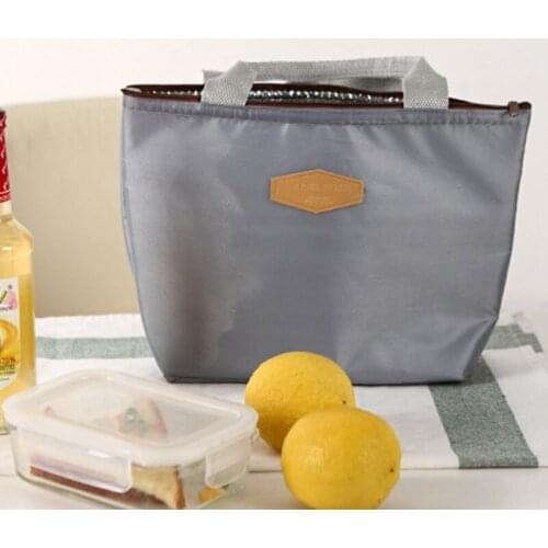 Lunch Box Bag Waterproof Thermal Bag Oxford Fabric Portable Thermal Insulated Picnic Food Box Women Tote kitchen Organizer Bag