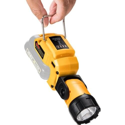 Store Sale Work Lamp For Makita For Dewalt Flashlight DCL510 10.8V 12V Li-ion Battery LED Cordless Work Light Portable Spotlight