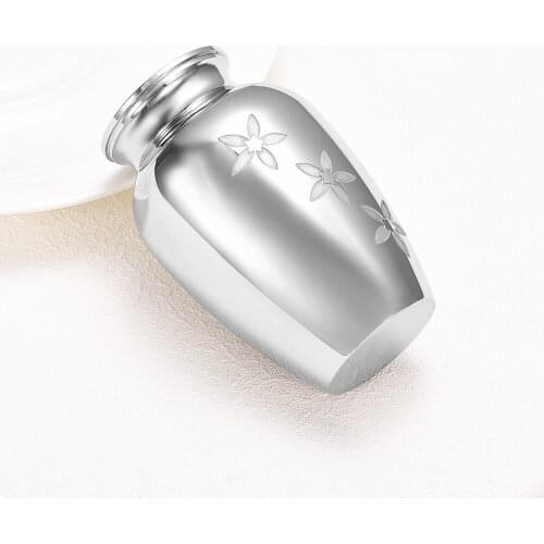 73*45mm Assorted Color High Grade Stainless Steel Cremation Urns Funeral Casket for Ashes Keepsake Funeral Urns Free Engravable