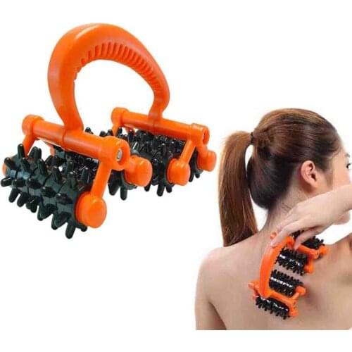 Women anti cellulite roller Massager Back massage relax for back neck shoulders abdomen feet legs face Body slimming massager