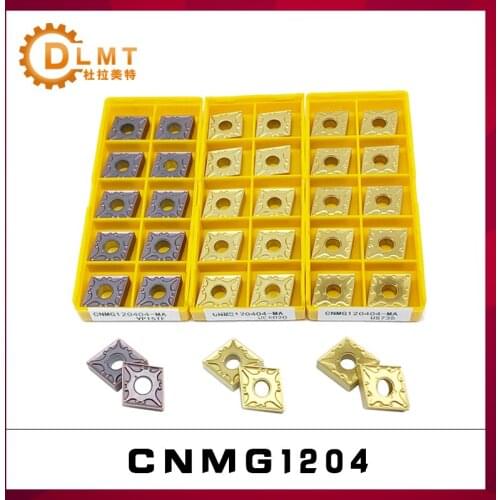 10pcs CNMG120404 Carbide CNC turning inserts CNMG120404-VP15TF UE6020 US735 CNC machining center lathe blade