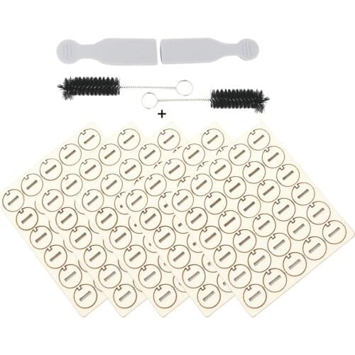 2 Brush + 5 Paper 150pcs + 2 Silicone Clean Tool Gasket For IQOS 3.0 Absorb Oil Gasket For IQOS 2.4 Plus Repair Accessories