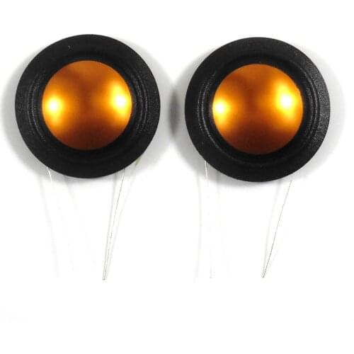 2pcs1 3/8" 34.5mm Tweeter Speaker diaphragm Replace Voice coil ALR Aluminum Flat Wire 8 Ohm