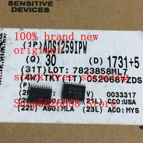 ADS1259IPW ADS1259 TSSOP20 100% new original 5PCS-300PCS/LOT SOTCK