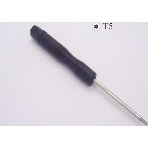 30pc/set wholesale T5 screwdriver head Small Plum hexagonal screwdriver for repairing mobile phone tools