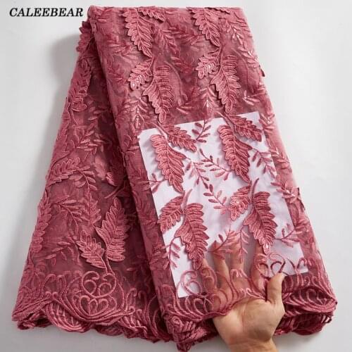 African Lace Fabric Onion Nigerian Lace Fabric 2021 High Quality French 3D Flowers Tulle Lace Fabric For Wedding Dress Sew S2528
