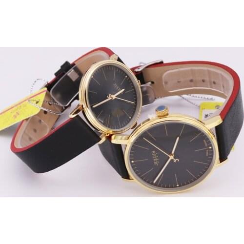 Classic Womens Watch Mens Watch Clock MIYOTA Contrast Color Couple Fashion Hours Leather Simple Lovers' Gift Julius No Box