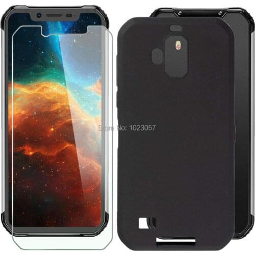 For Blackview BV9600 Pro Soft Tempered Glass Case Full Protection Cover Case With Tempered Glass For Blackview BV9600 Pro Case