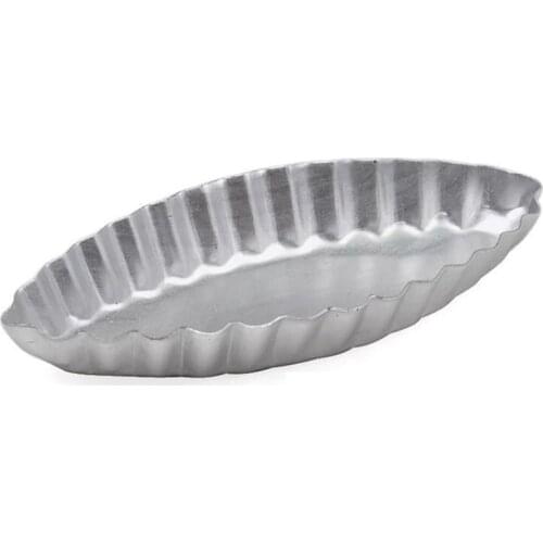 Long Fluted Edge Little Boat Shape Egg Tart Moulds Cupcake Liners Cake Baking Pan Bakeware Muffin Cake Cookie Mold