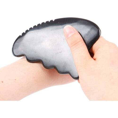 1Pcs Body Guasha Massager Scraping Plate Massaging Board Natural Stone Massaging Anti Aging Face Massage Beauty Care Slimming