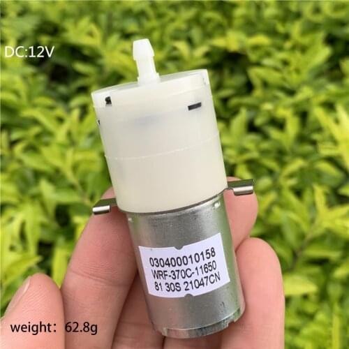 DC 12V Micro air pump Vacuum Pump 370 Motor Silent air pump 32MA Mini pump with stand for Massager, electronic blood pressure