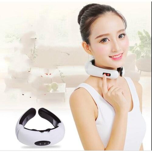 Multi-function electric cervical spine massager pain relief traction massage neck massager Acupuncture treatment of magnetic