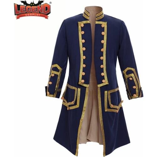 Tuxedo tailcoat Historical Retro Victorian Mens Regency outfit tailcoat Medieval 18th Century colonial military uniform JACKET