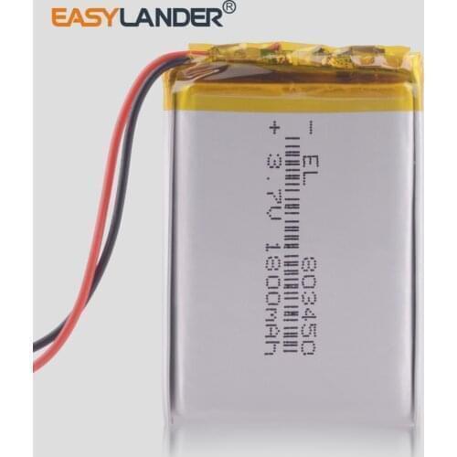 3.7V 1800mAH [803450] PLIB polymer lithium ion / Li-ion battery for gamepad Dualshock 4 joystick PS 4 video recorder