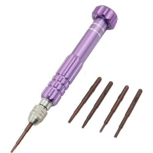 Five-In-One Aluminum Alloy Screwdriver 5-1 Screwdriver Cell Phone Disassembly And Repair Kit