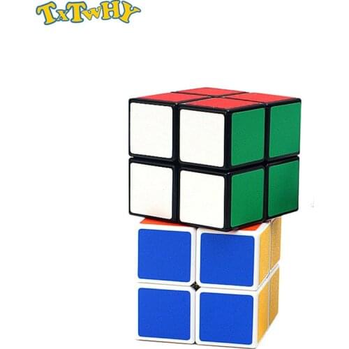 ShengShou Frosted cube 2X2 magic cube 2by2 cube 50mm speed pocket sticker puzzle cube professional educational toys for children