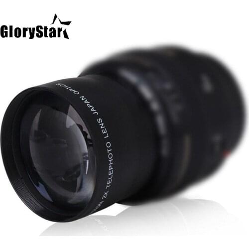 GloryStar 52MM 2.0X Telephoto Lens For Nikon D7100 D5200 D5100 D3100 D90 D60 & Other DSLR Camera Lenses With 52MM Filter Thread