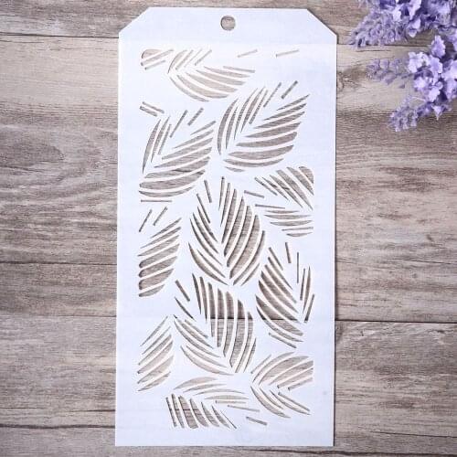 12*24 cm DIY Craft Leaf Stencil for Painting Scrapbooking Stamping Stamps Album Decorative Embossing Paper Cards