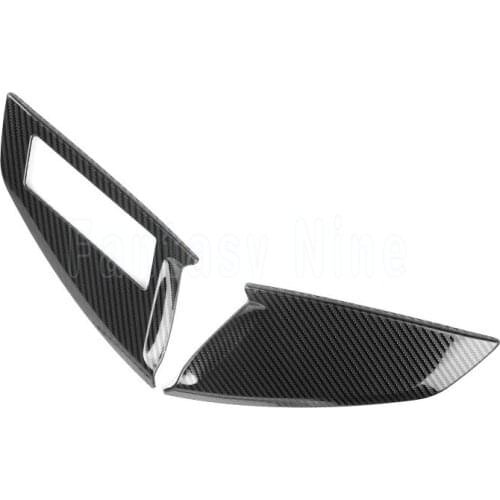 Carbon Fiber Printed Car Interior Moulding Trim Handle Panel Sticker Cover for Porsche 718 Cayman Boxster 2016 2017 2018 2019