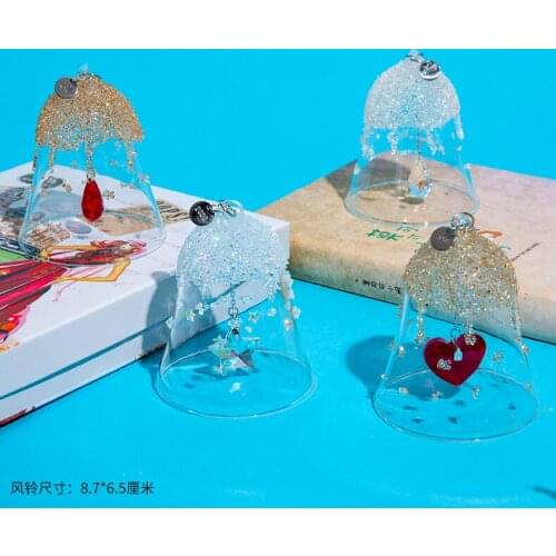 Multi Styles Crystal Wind Chime Water Drop Rhinestone Bling Ornament Hanging Dangle Car Room Christmas Tree DecorationCharm