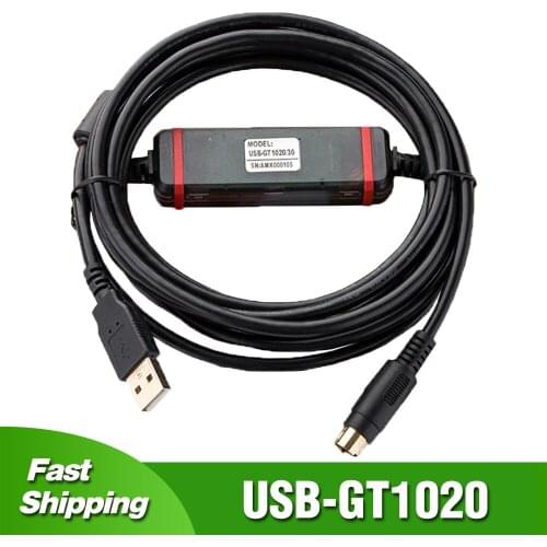 USB-GT1020/30 for Mitsubishi GT1020 GT1030 Series Touch Panel Programming Cable Data Download Line USB-GT1030
