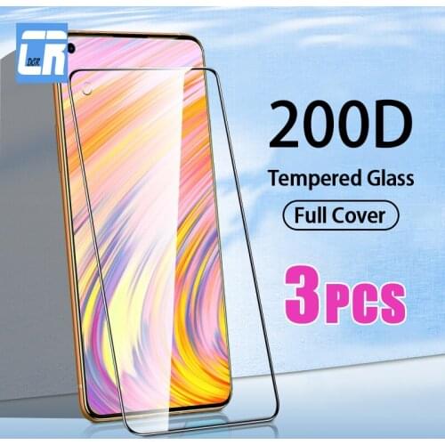 3Pcs Full Cover Tempered Glass for OPPO Reno 5 lite 5z A74 A73 A753 A72 Screen Protector Realme 8 pro GT Neo C25 C21 C20 Film