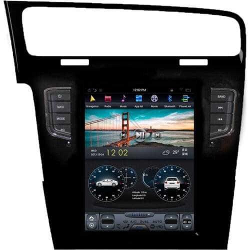 10.4 Inch PX6 Tesla Android 9 GPS Navigation Multimedia Player For VW Golf 7 2014 2015 Car Radio Automotivo Stereo DSP Head Unit