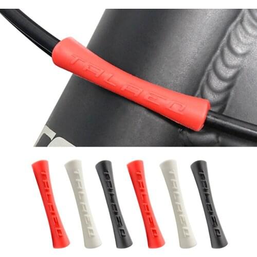 6/8pcs Bicycle Brake Shift Cable Guard Anti-Friction Bike Frame Protector Tubes Protective Cover