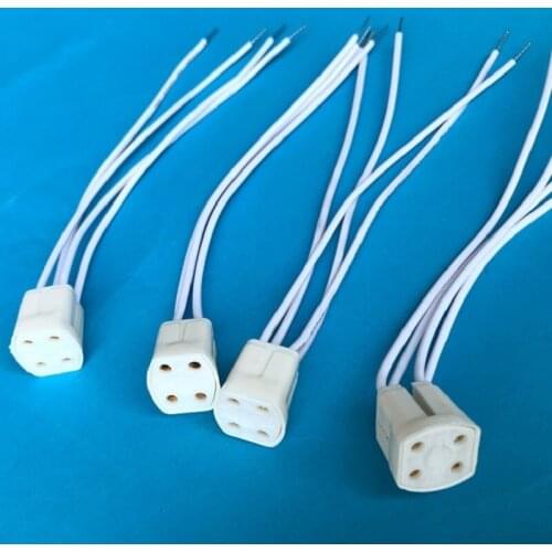 Lighting Accessories Ceiling Ring Tube Electronic Circular G10q Lamp Plug Socket 100PCS