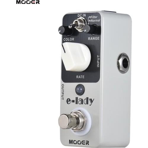 MOOER e-lady Analog Flanger Guitar Effect Pedal 2 Modes True Bypass Full Metal Shell Guitar Pedal Guitar Accessories Parts