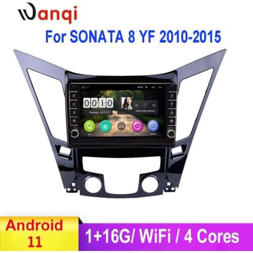 9 inch Car Android 9.0 Radio For HYUNDAI Sonata 8 YF 2010-2015 HD Navigation Car Multimedia Player Accessory No DVD 2 DIN 1 Din
