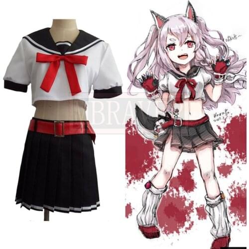 Azur Lane yuudachi IJN Yudachi Cosplay Costume Party Christmas Halloween Custom Made Any Size