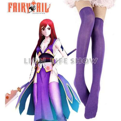 Fairy Tail Titania Erza Scarlet Forever Empress Armor Stockings Cosplay Accessor