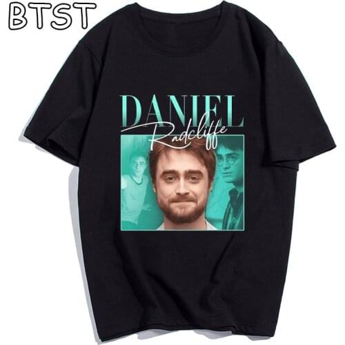 Daniel Radcliffe Funny Tee Women Men Tshirt Grunge Fashion Tee Summer Street Style Men Oversized 100% Cotton T Shirt
