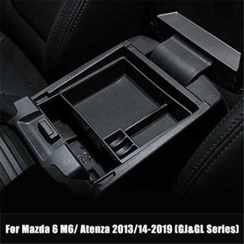 For MAZDA 3 6 AXELA ATENZA CX-5 CX5 CX-8 CX8 CX-9 CX9 Car Accessories Central Armrest Storage Box Console Tray Holder Case Pall