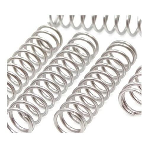 FUMAO 1pcs stainless steel wire diameter 0.9mm outer diameter 9-10 length 10-50 compression spring return