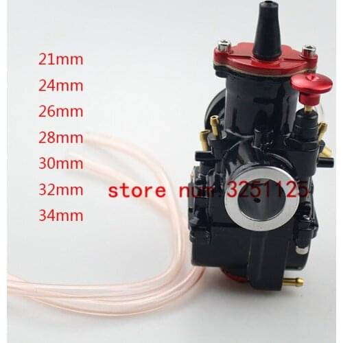 Universal Black 21 24 26 28 30 32 34mm Mikuni Maikuni PWK Carburetor Parts Scooters With Power Jet Motorcycle ATV
