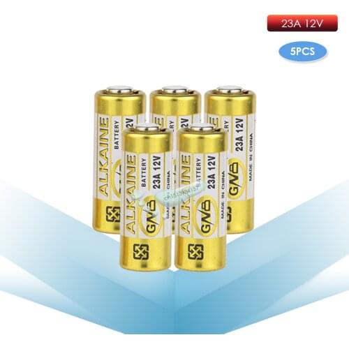 Kpay 5pcs/Lot Small Battery 23A 12V 21/23 A23 E23A MN21 MS21 V23GA L1028 Alkaline Dry Battery