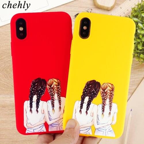 Beauty New Phone Case for iPhone 6s 7 8 11 12 Plus Pro Mini X XS Max XR SE Girl Cases Soft Silicone Fitted TPU Accessories Cover
