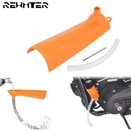 Motorcycle 2 in 1 Crankcase New Re-Used Oil Filter Funnel Cover For Harley Dyna Sportster StreetBob Touring Road Electra Glide