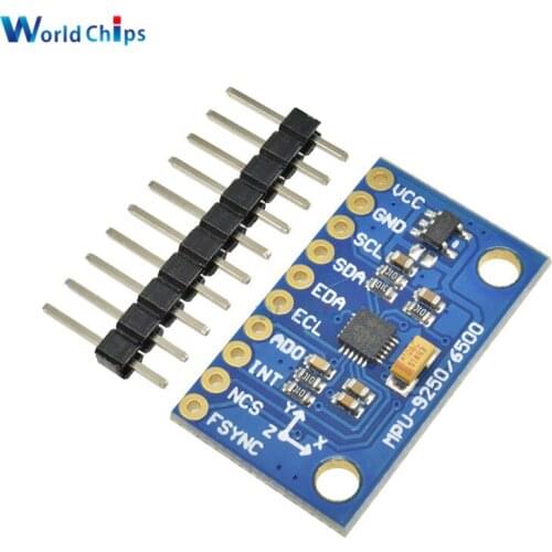 MPU-9255 MPU9255 Three-Axis Gyroscope+Accelerator+Magnetometer Sensor Board Module GY-9255 IIC/I2C 3-5V Power Supply