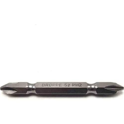 HOEN 10PC/set 1/4 Inch 65mm PH2 Electric Screwdriver Bit Set Bits Hex Shank Magnetic Alloy Steel For Cross Head Duad Head Screw