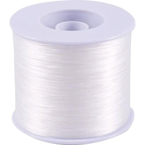 500m/roll 0.3mm Flat Elastic Crystal String Elastic Beading Thread Stretch Cords Line for DIY Bracelet Necklace Jewelry Making