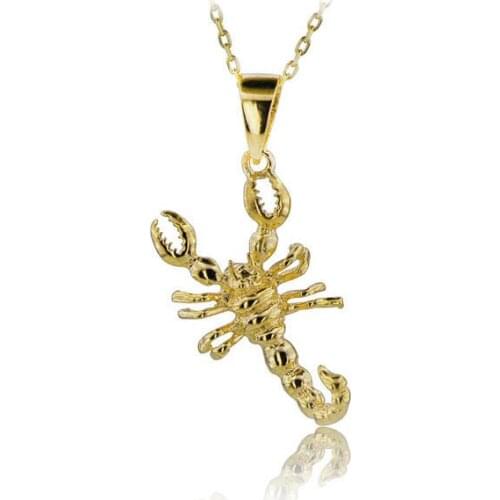 Scorpions Necklace 925 Sterling Zodiac Scorpion Necklace