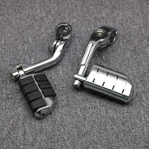 32mm foot pegs for Motorcycles Long Highway Clamps For Harley Foot Pegs Touring Electra Street Glide For Honda Shadow