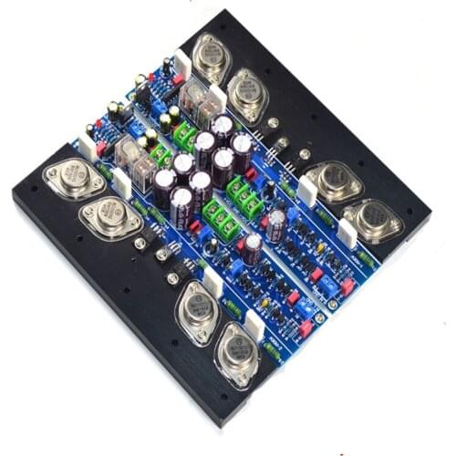 A30W J103 K246 field tube input ON MJ15024 MJ15025 200W high power post-grade audio amplifier board finished
